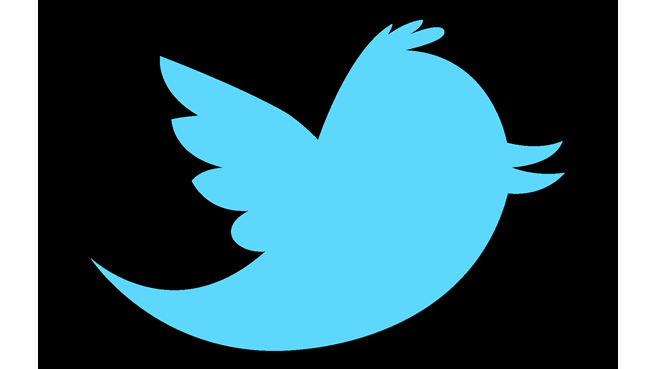 Twitter logo fondo negro